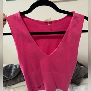 Bamboo fibre crop top